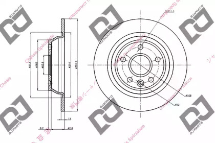 Тормозной диск DJ PARTS BD1340